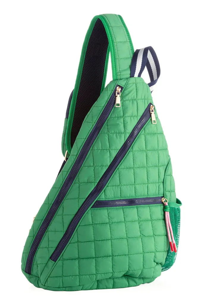 Ezra Quilted Nylon Sling Bag