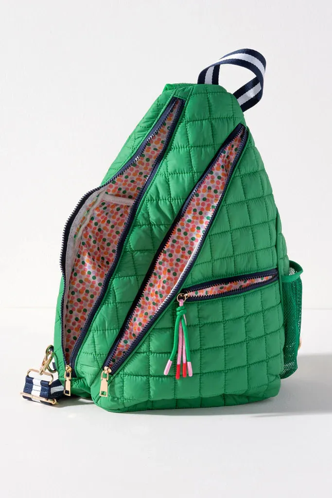 Ezra Quilted Nylon Sling Bag