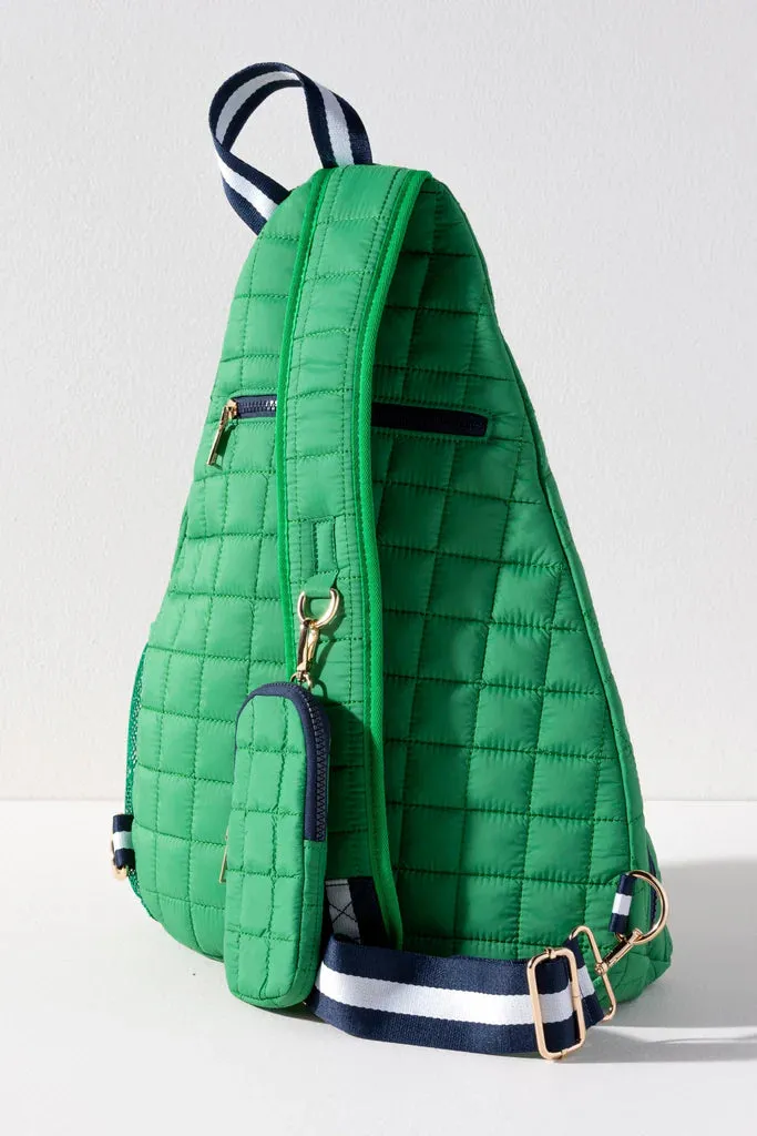 Ezra Quilted Nylon Sling Bag