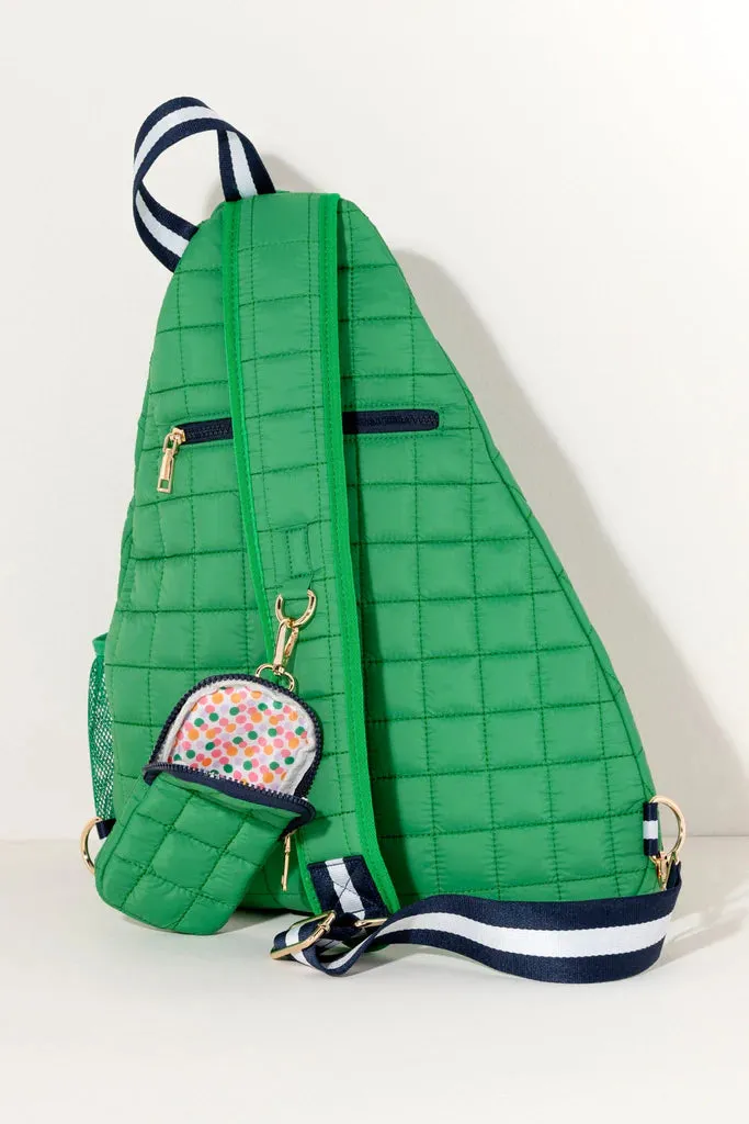Ezra Quilted Nylon Sling Bag