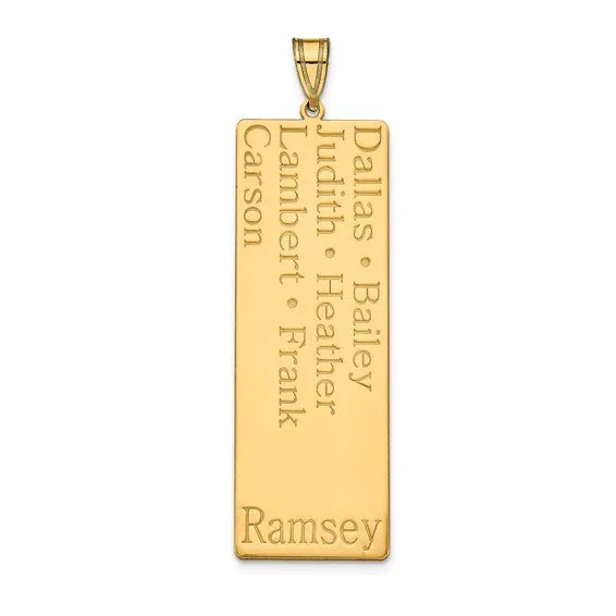 Family Name Pendant