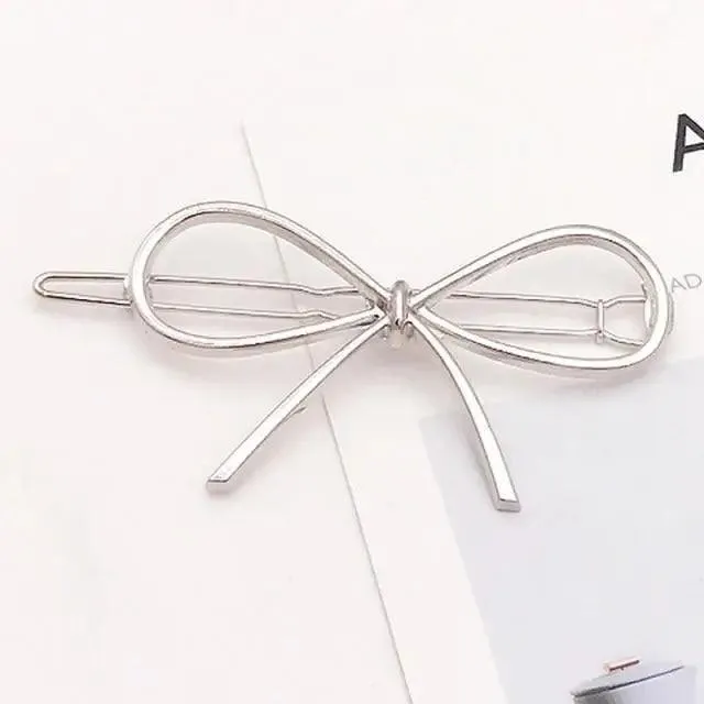Fashion Circle Moon Hair Clips Modern Design For Women Geometric Hair Pins Charming Girls Hair Clips Hair Styling Accessories