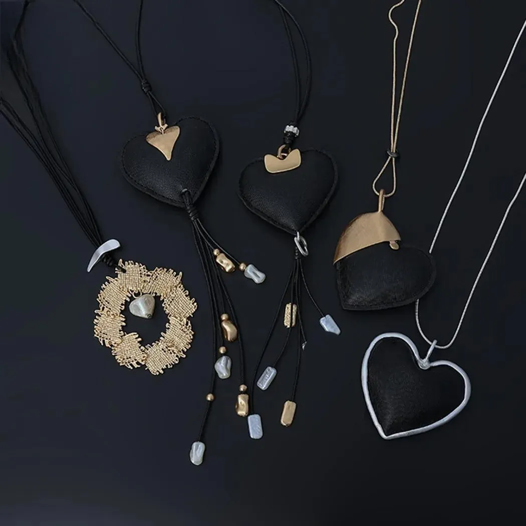 Fashion Love Hearts Colar Necklace Valentines Day Jewelry for Women
