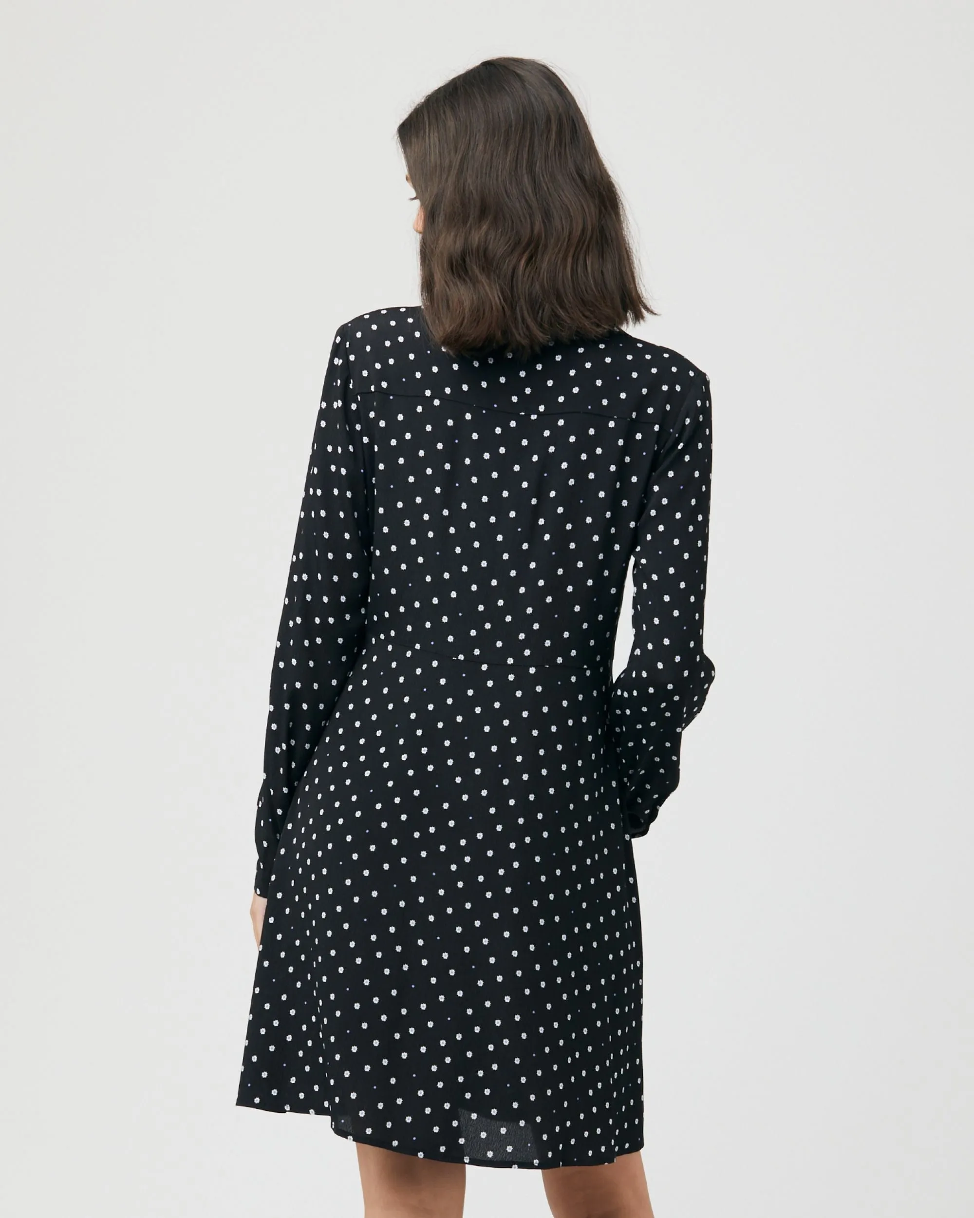 Fifi Shirt Dress Black