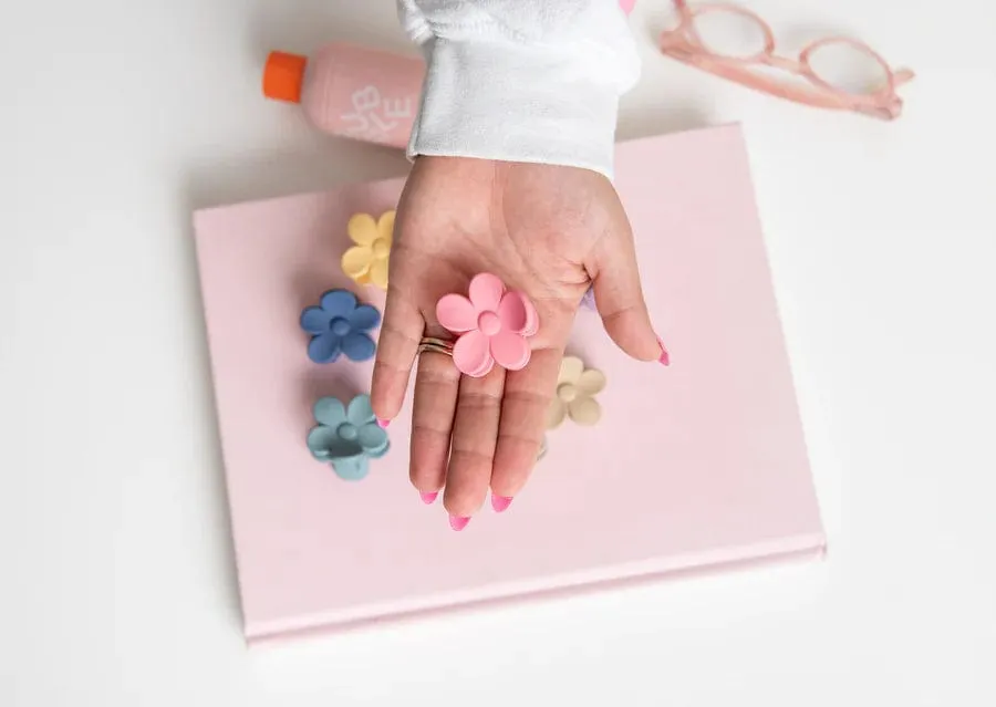 Flower Claw Clips