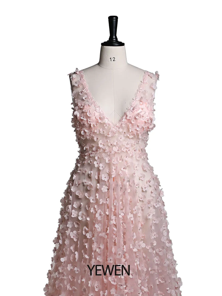 Flower with Pearls Maternity Dress for Photo Shoot Fancy Photography Props Pregnancy Dress Elegence Maxi Gown Photo Shoot