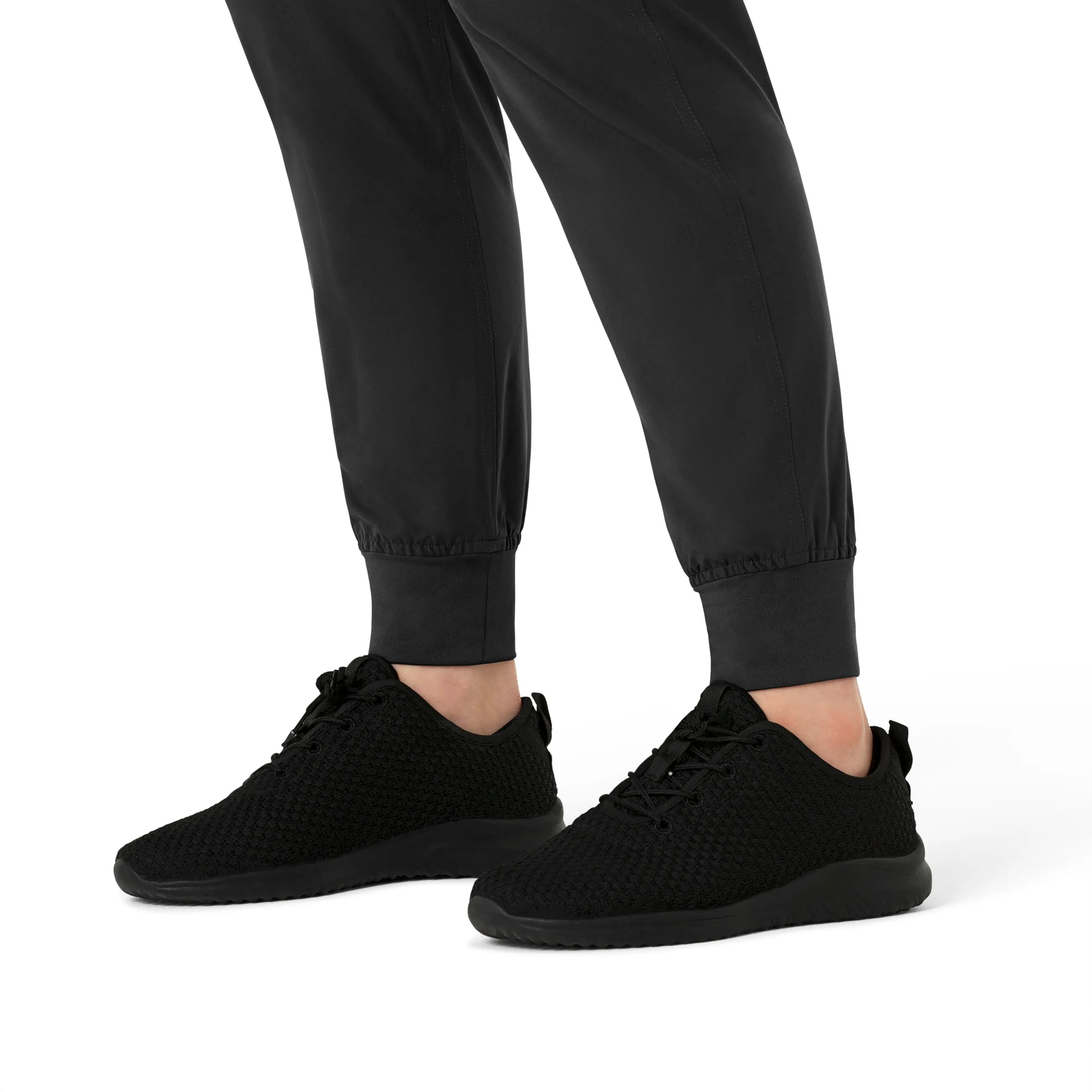 Force Essentials C54113 Maternity Jogger Scrub Pants Black