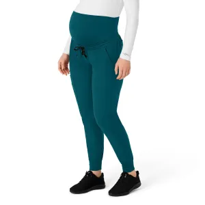 Force Essentials C54113 Maternity Jogger Scrub Pants Caribbean