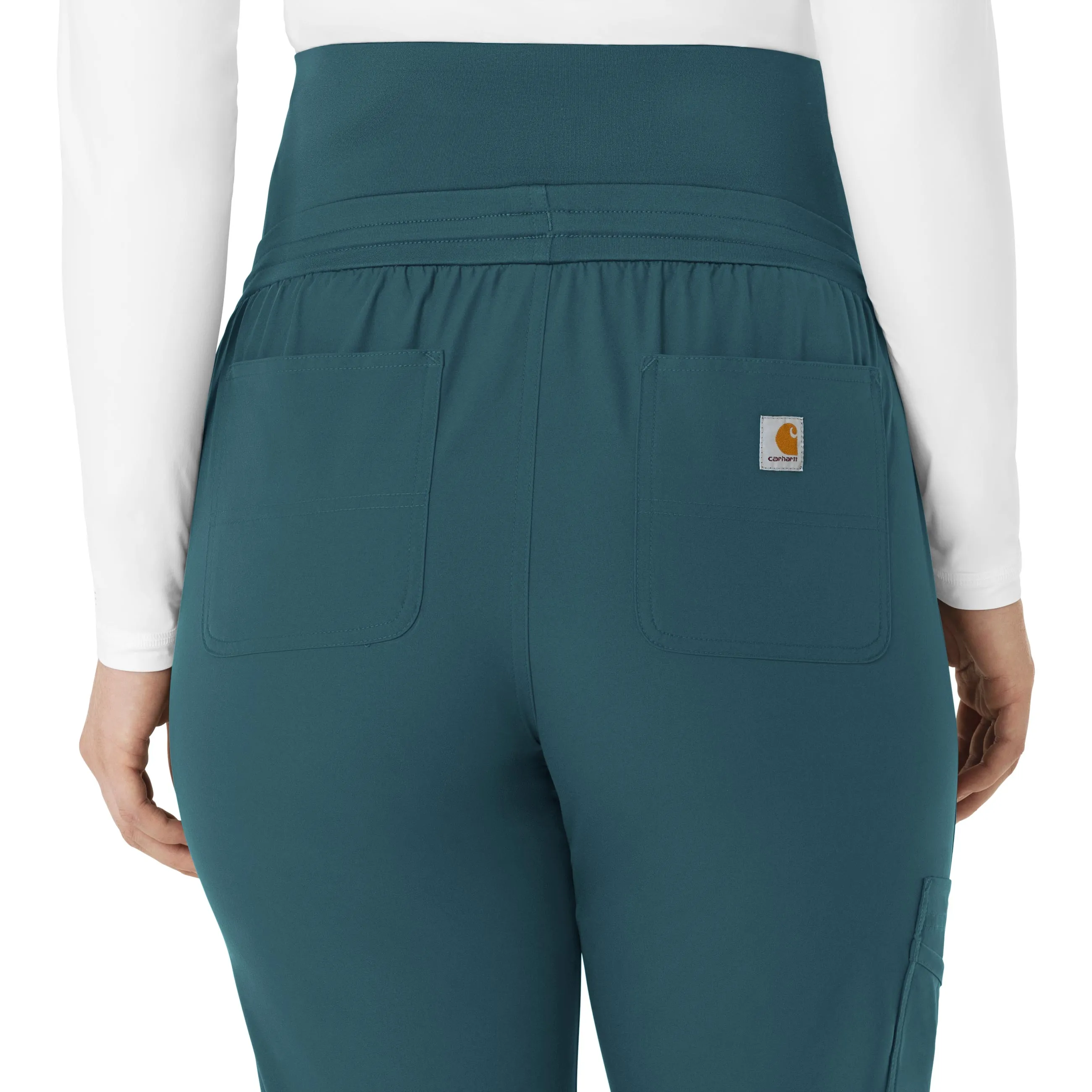 Force Essentials C54113 Maternity Jogger Scrub Pants Caribbean