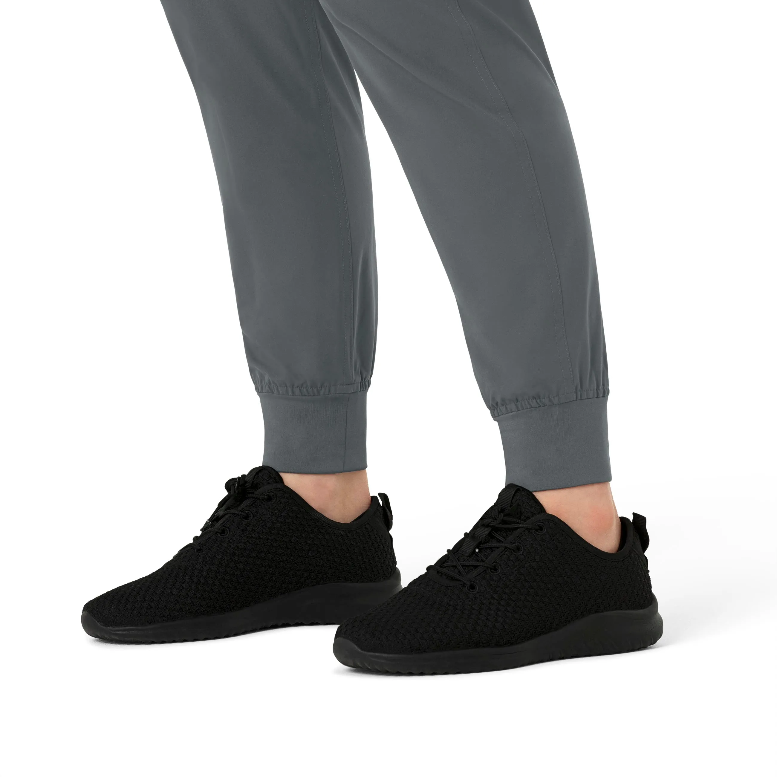 Force Essentials C54113 Maternity Jogger Scrub Pants Pewter