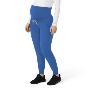 Force Essentials C54113 Maternity Jogger Scrub Pants Royal