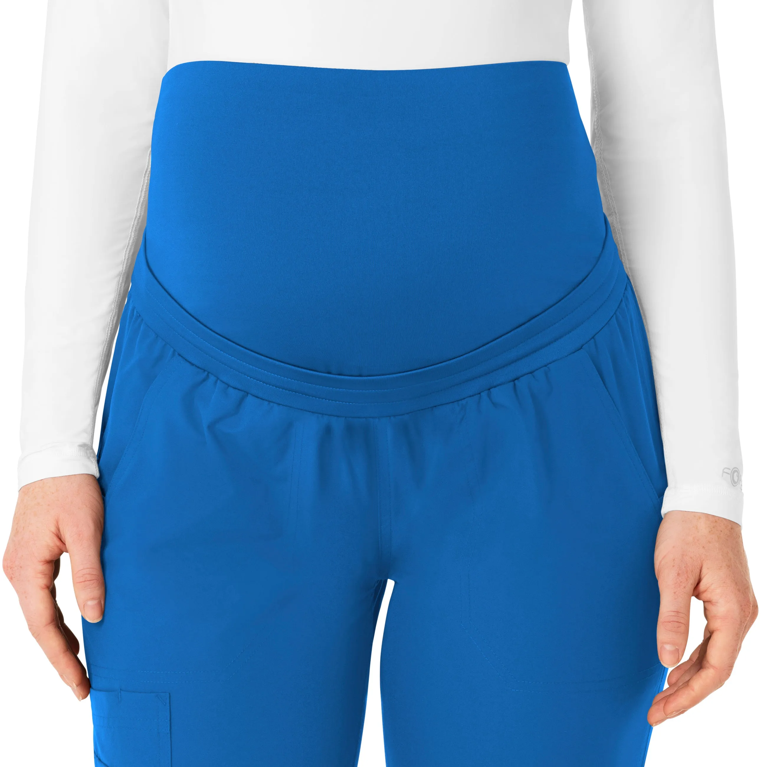 Force Essentials C54113 Maternity Jogger Scrub Pants Royal