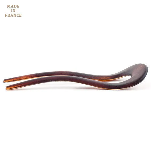 French Matt Crink Hair Pins - Pair