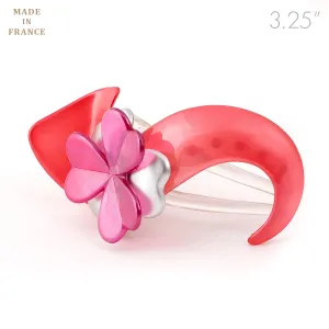French Pink Plastic Beak Clip