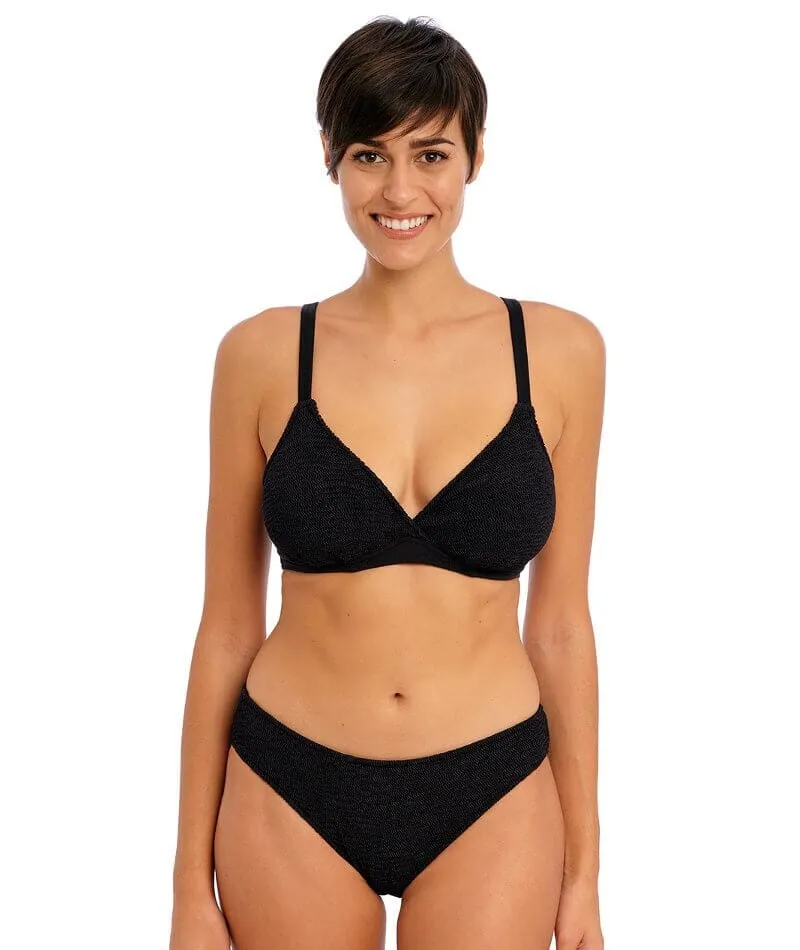 Freya Swim Ibiza Waves Underwire Plunge Bikini Top - Black