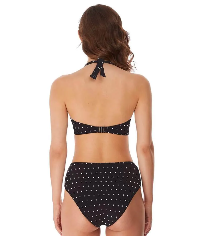 Freya Swim Jewel Cove Underwire Banded Halter Bikini Top - Black
