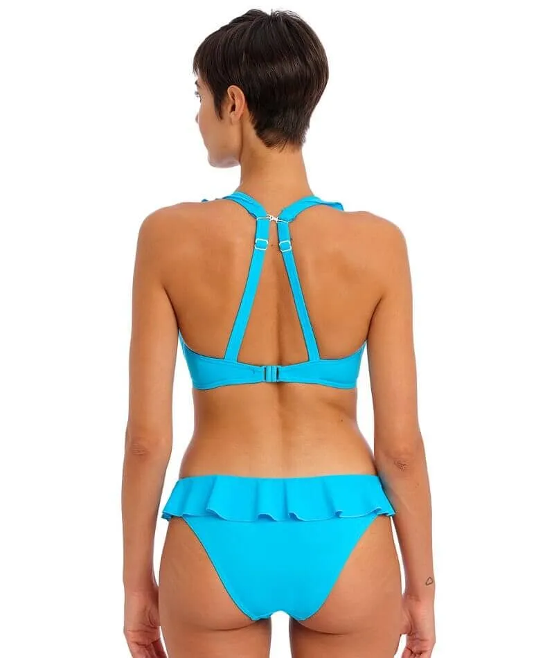 Freya Swim Jewel Cove Underwire High Apex Bikini Top - Plain Turquoise