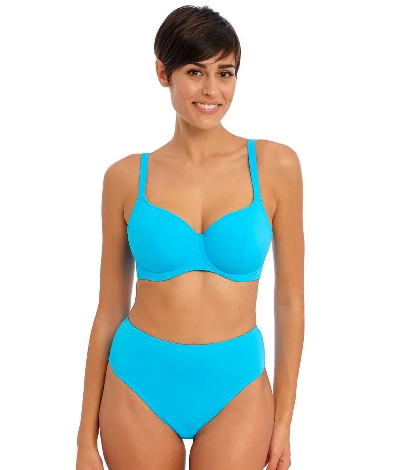 Freya Swim Jewel Cove Underwire Sweetheart Bikini Top - Plain Turquoise