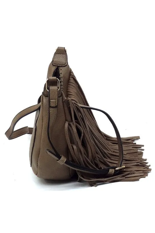 Fringe Hobo Bag