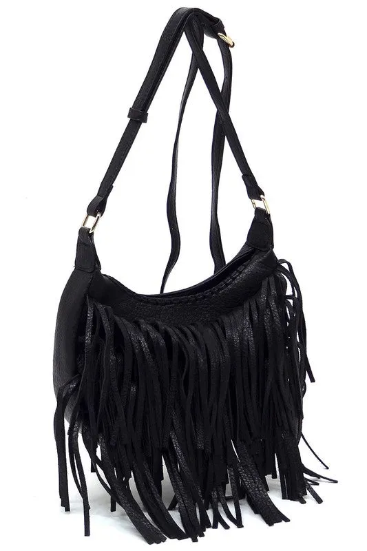 Fringe Hobo Bag