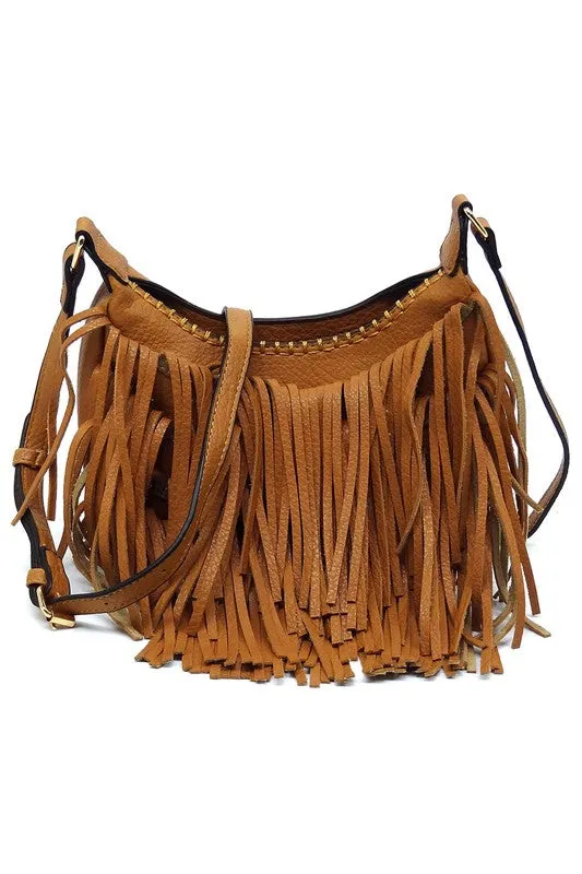 Fringe Hobo Bag