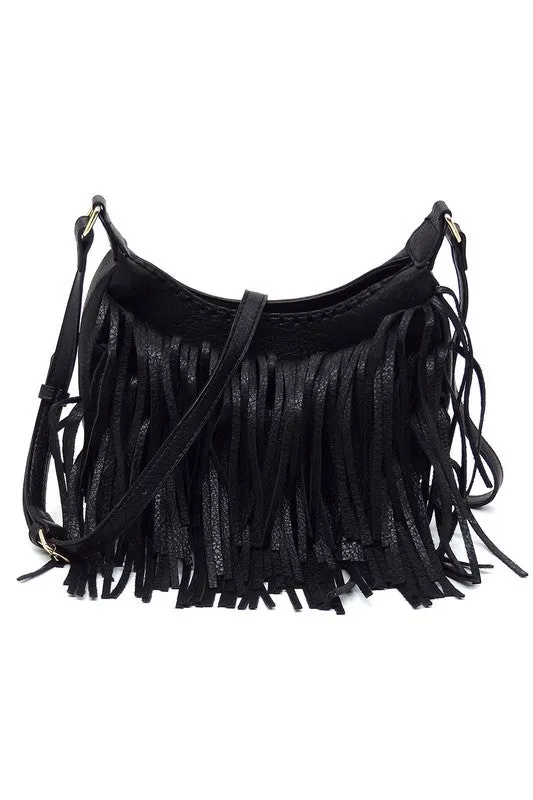 Fringe Hobo Bag