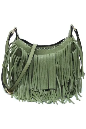Fringe Hobo Bag