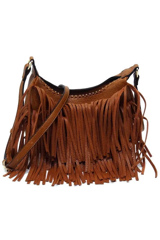 Fringe Hobo Bag