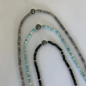 Gemstone & Tahitian Pearl Necklaces