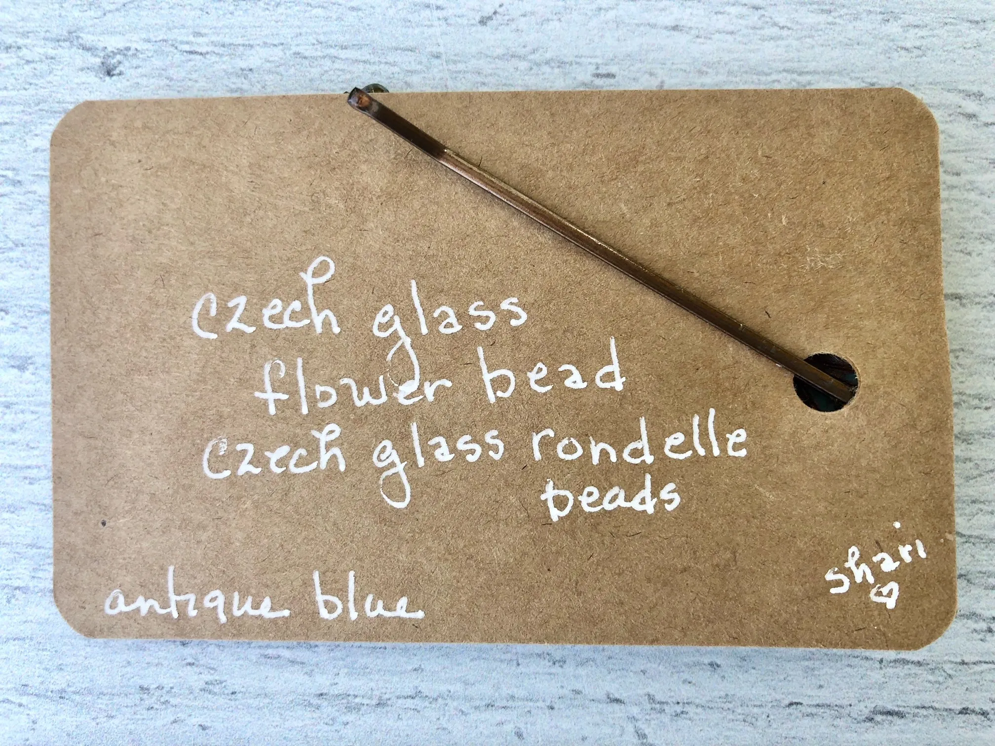 Glass Hair Pins