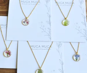 Gold Botanical Necklaces