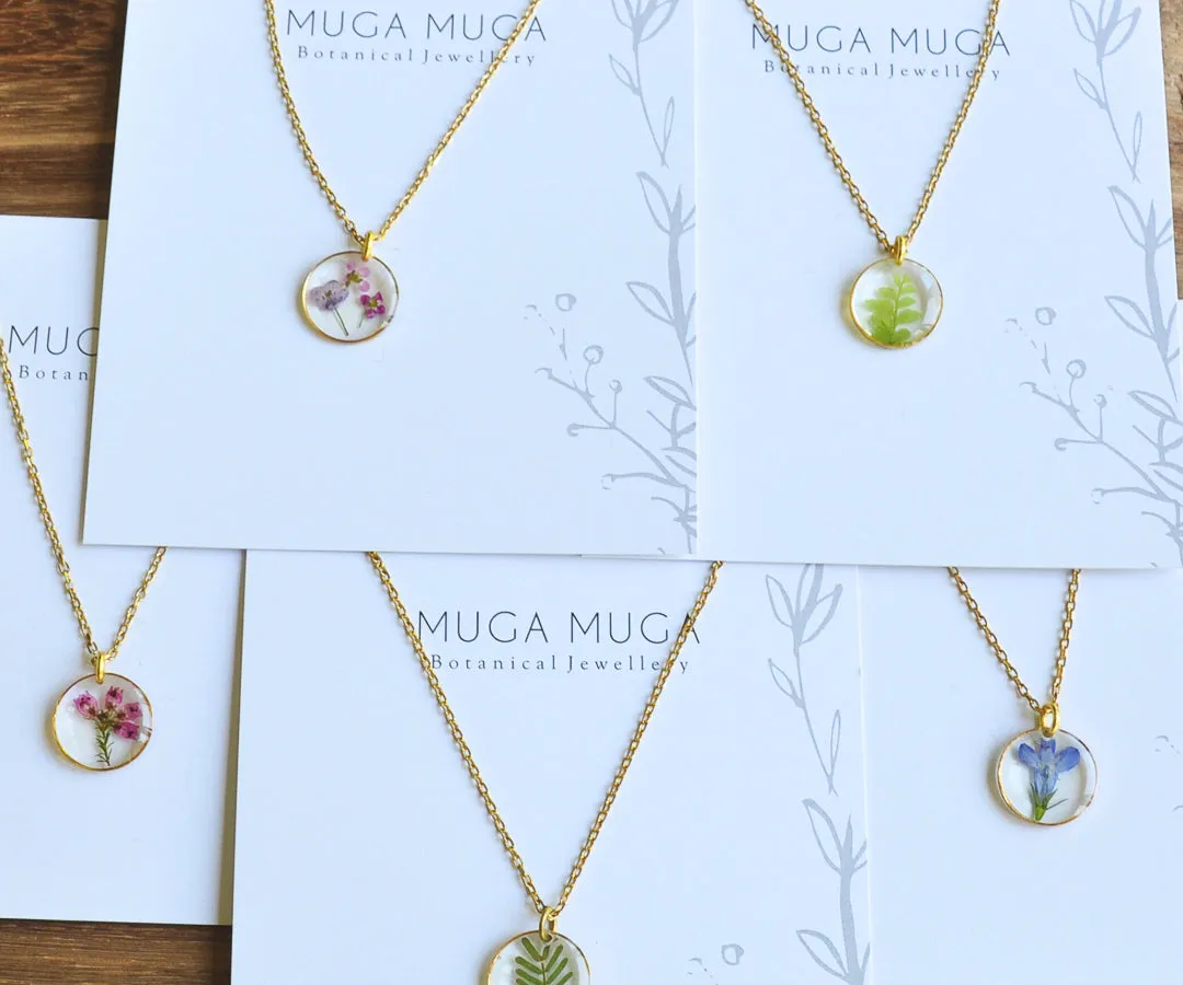 Gold Botanical Necklaces