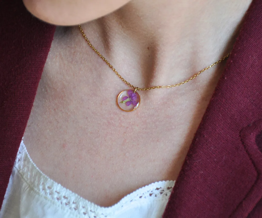 Gold Botanical Necklaces