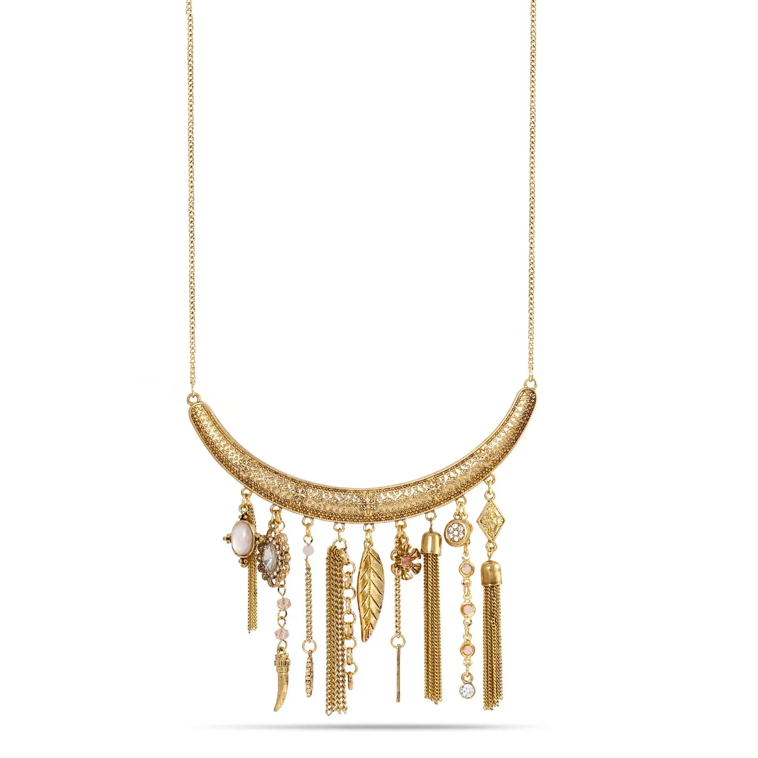 GOLD CHARMS  NECKLACES #SQ321-6081102 (RB16)