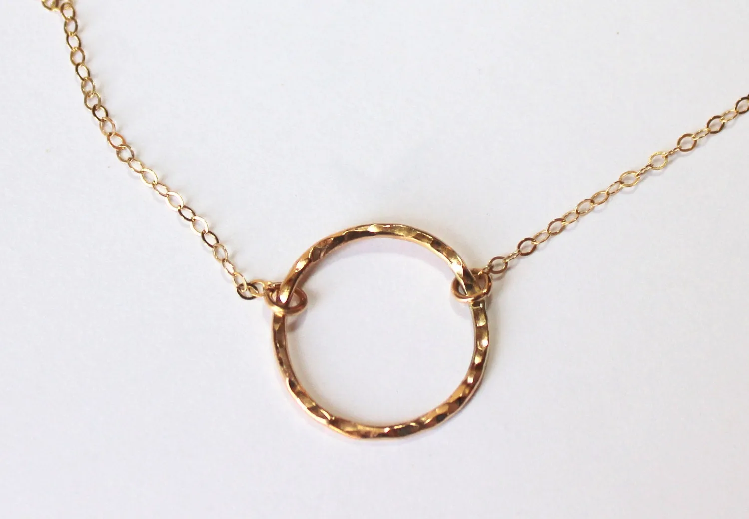 Gold Circle Karma Necklace / Layered Necklace Set / Gold Bar - vertical Bar Necklace - Set of  2 3 Layered Necklaces // Layering Necklaces