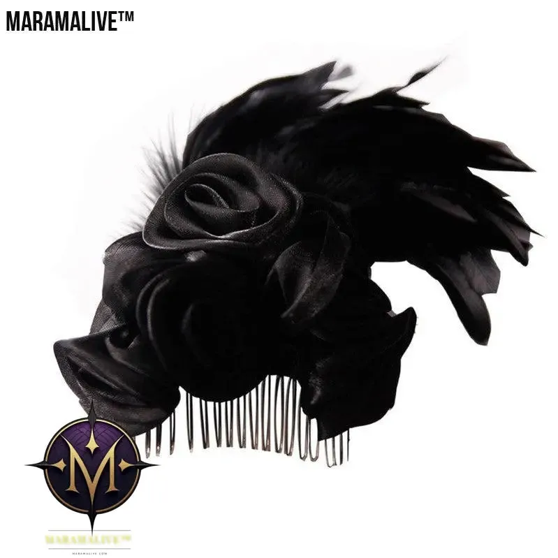 Gothic Flower Hair Clips: Spooky Locks Accessories