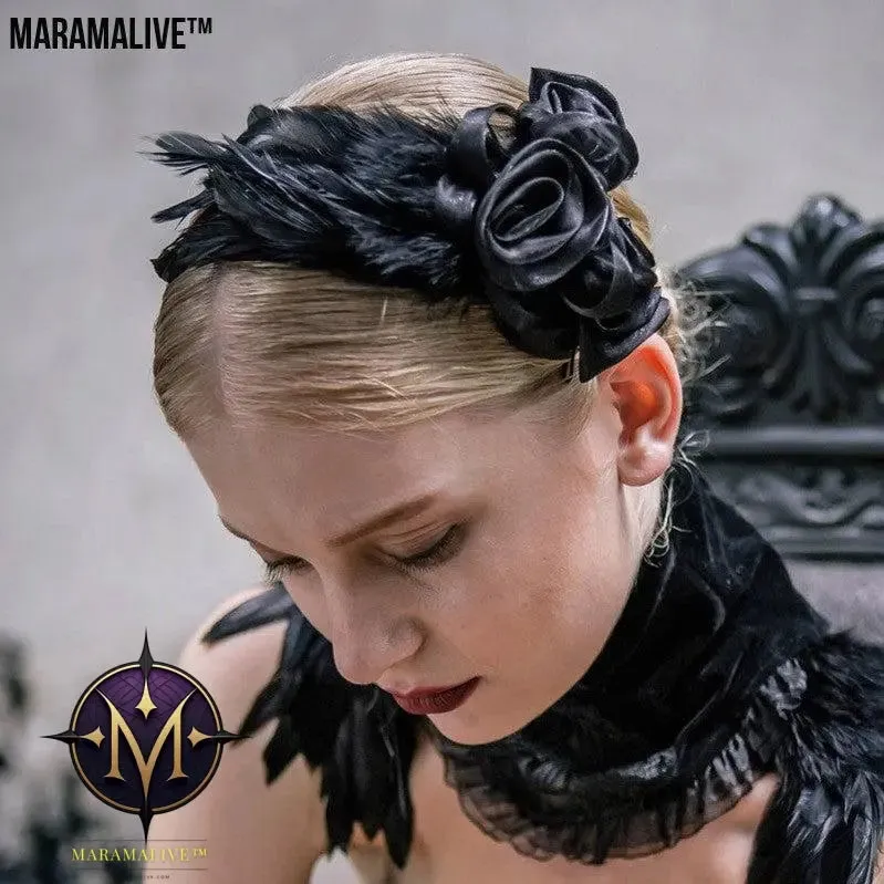 Gothic Flower Hair Clips: Spooky Locks Accessories