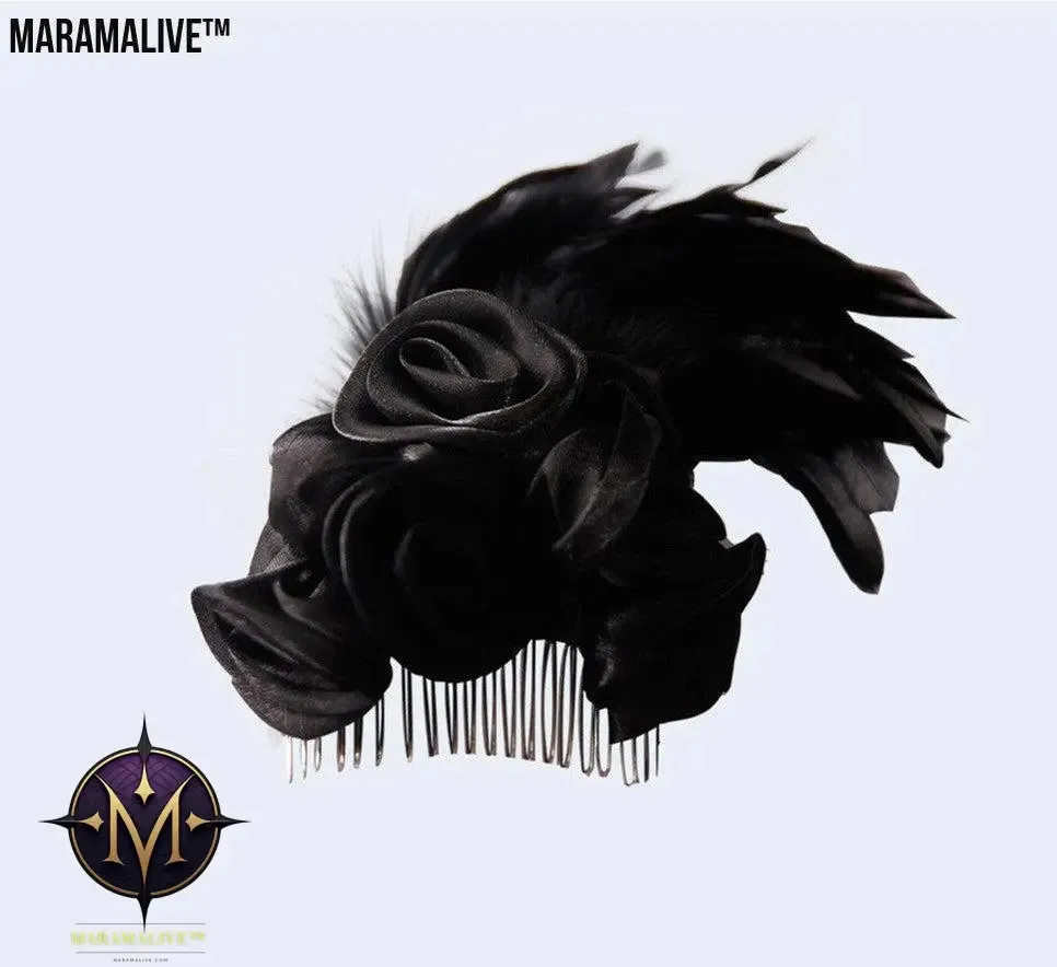 Gothic Flower Hair Clips: Spooky Locks Accessories