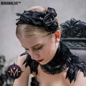 Gothic Flower Hair Clips: Spooky Locks Accessories