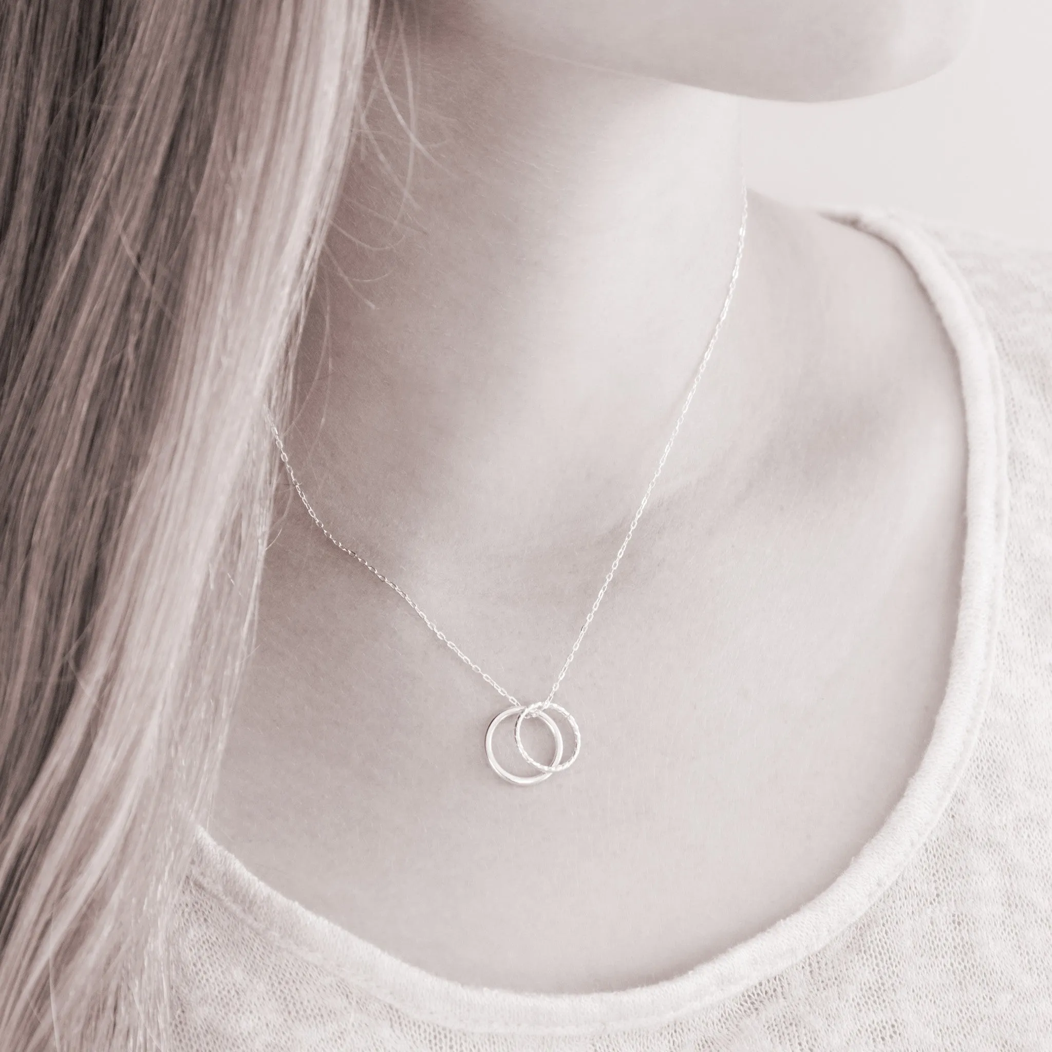 Graduation Gifts | Big Little Sterling Silver Necklace - Personalized