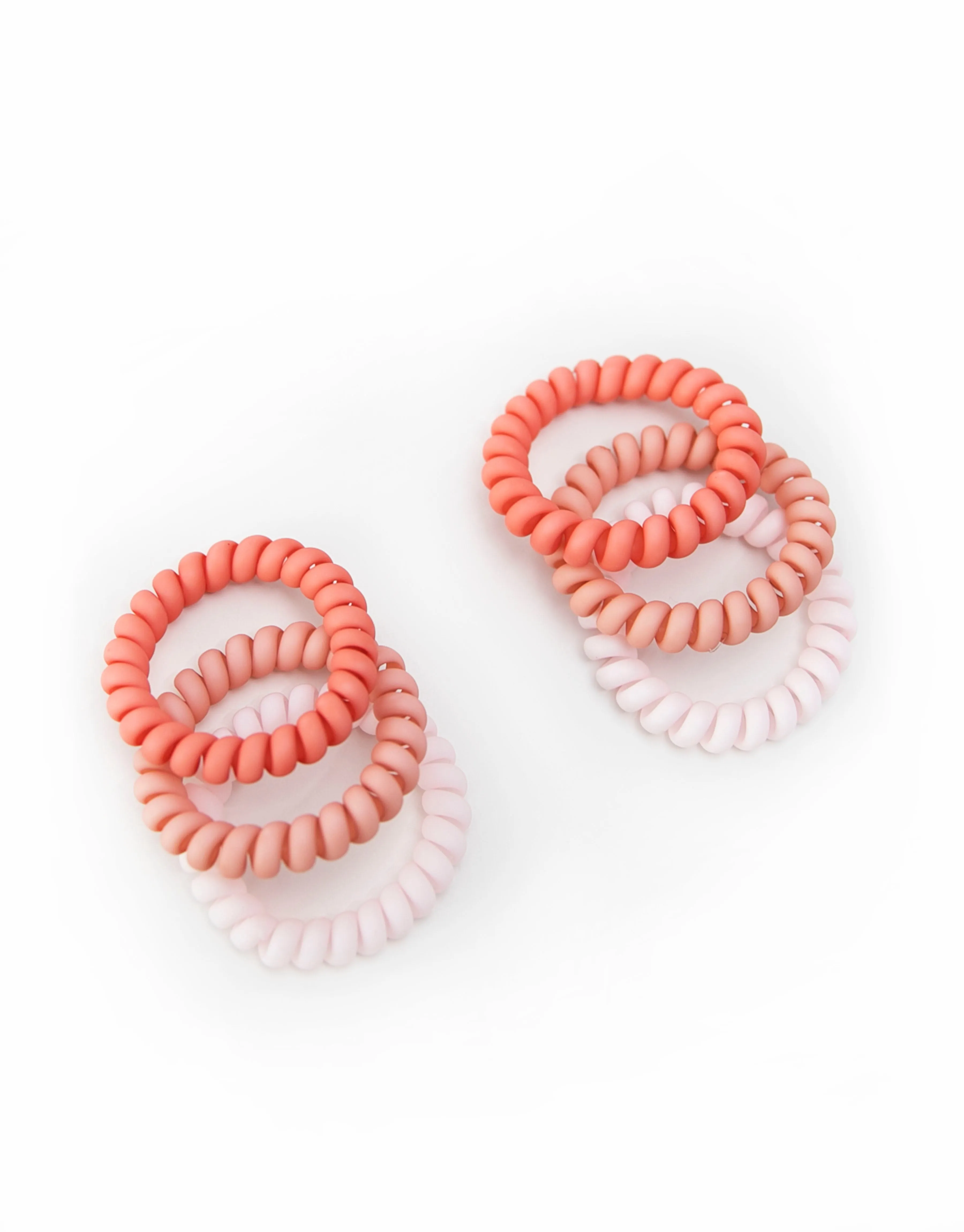 Hair Coils - 3 or 6 Pack - Fairy Floss