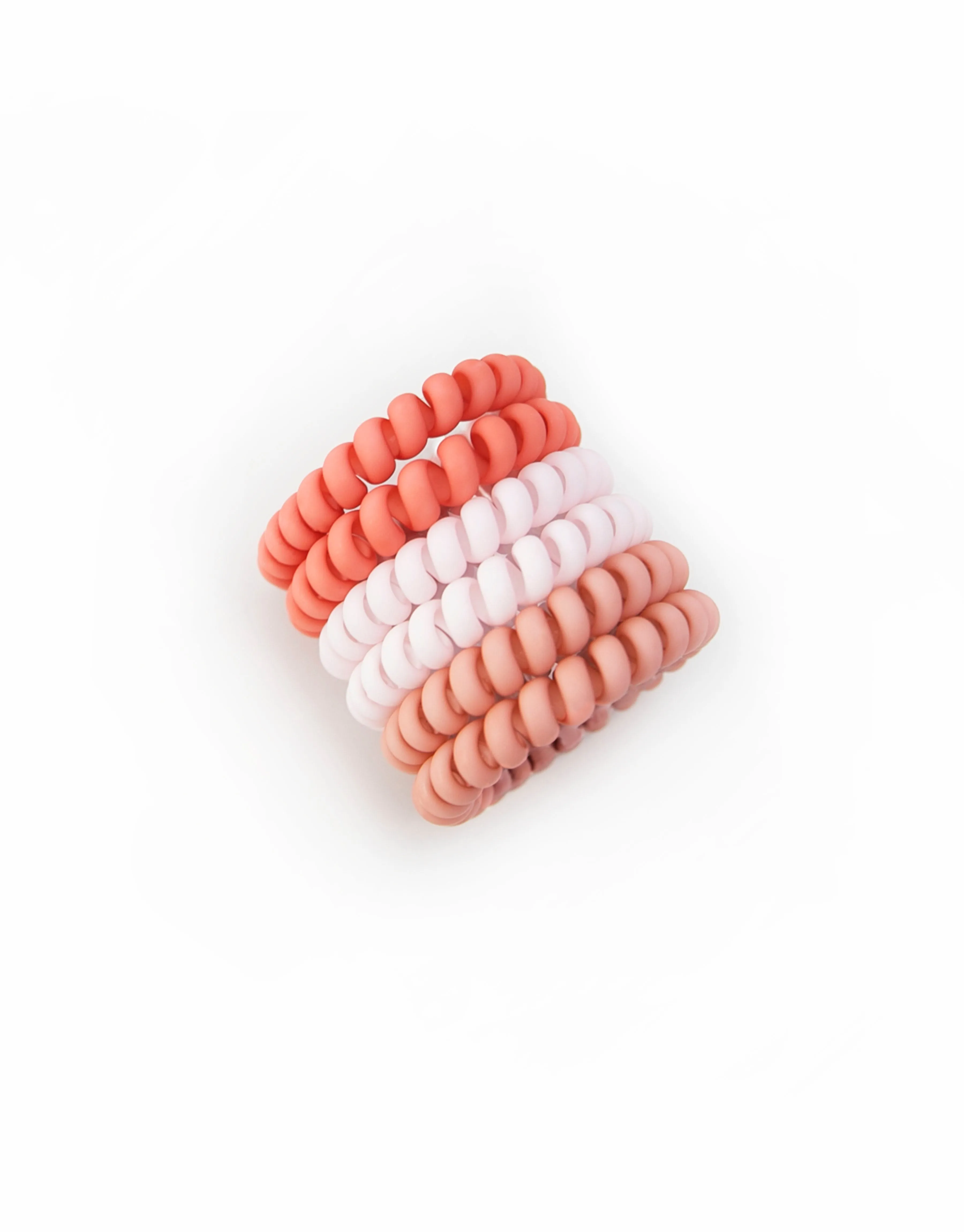 Hair Coils - 3 or 6 Pack - Fairy Floss
