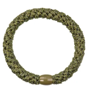 Hair Tie - Bottle Green Glitter