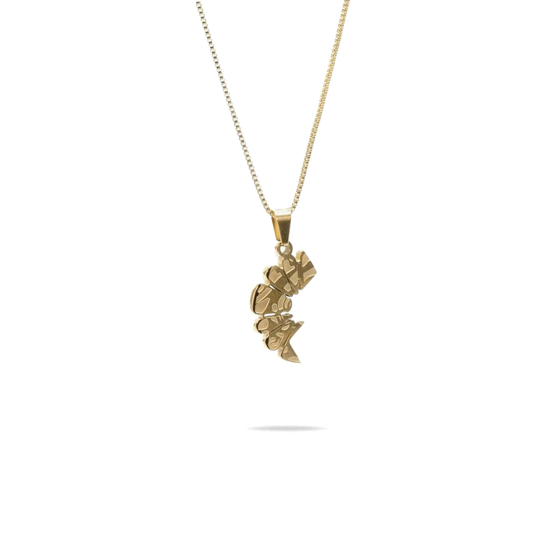 Haloe Blü - Inner Haloe Half Pendant - Gold