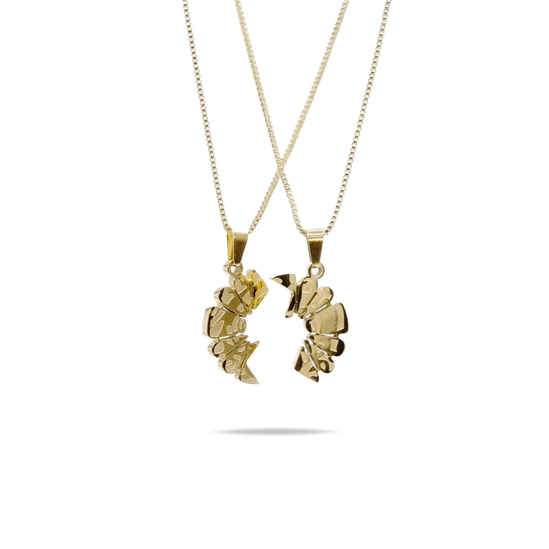Haloe Blü - Inner Haloe Half Pendant - Gold