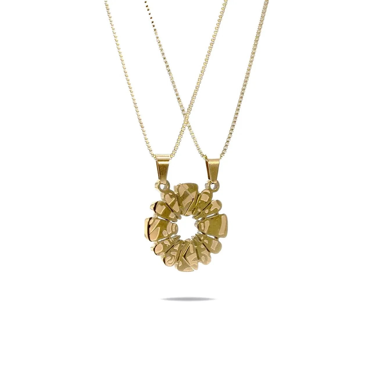 Haloe Blü - Inner Haloe Half Pendant - Gold