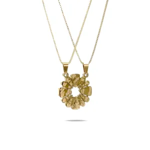 Haloe Blü - Inner Haloe Half Pendant - Gold