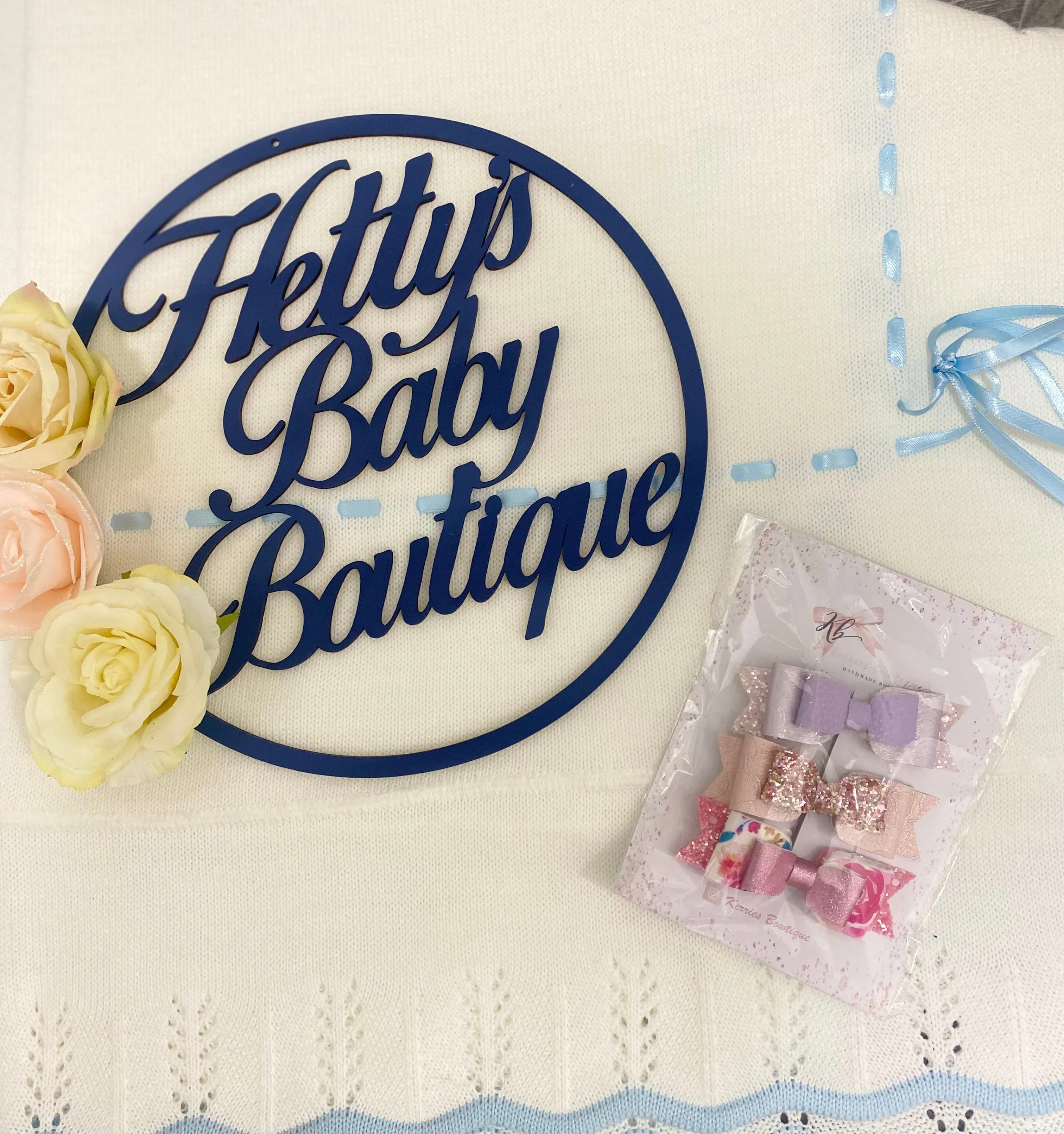 Handmade Hairbow Clips
