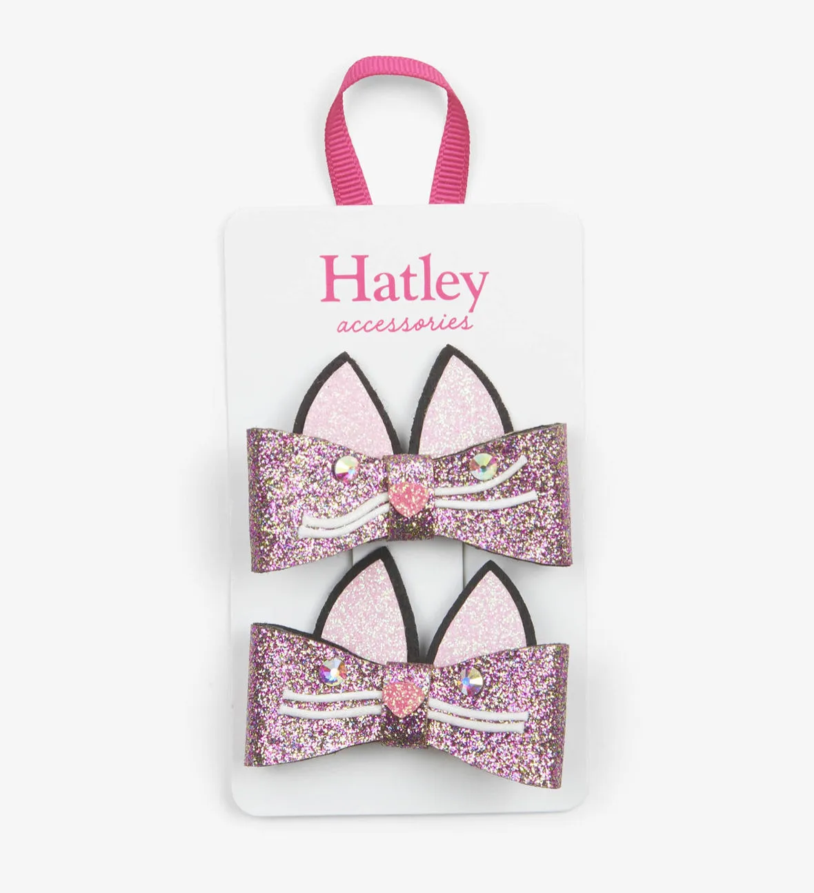 Hatley Glitter Kitties Hair Clips