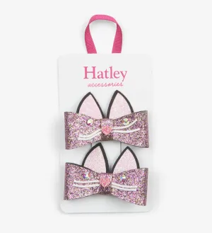 Hatley Glitter Kitties Hair Clips